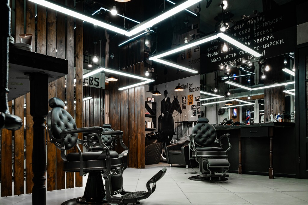 Интерьер барбершопа